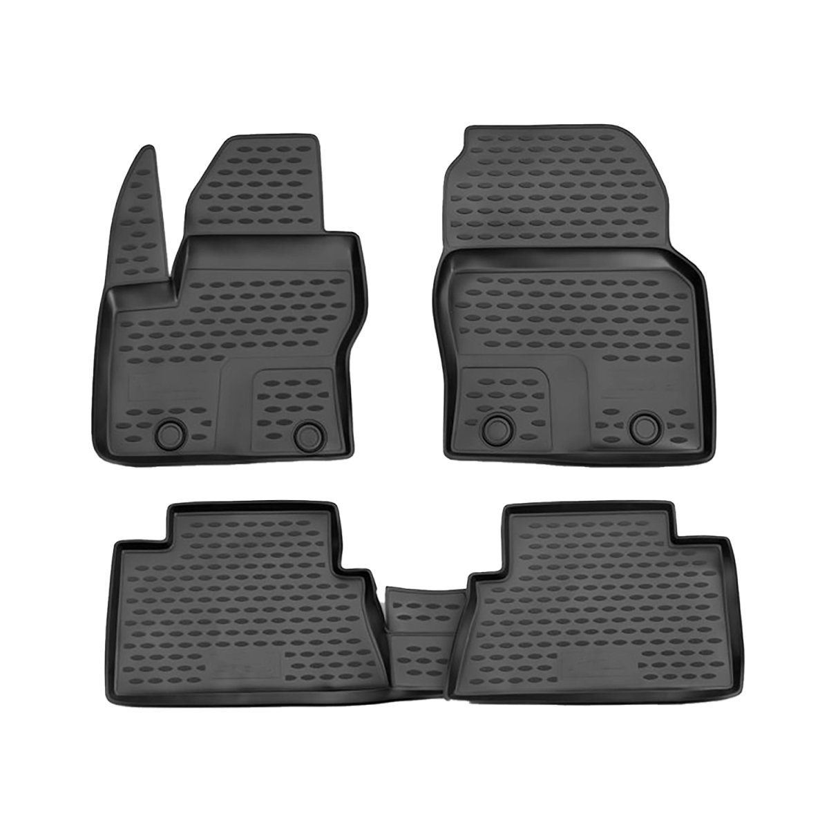 Ford C-MAX Floor Mats - Omac - Rubber TPE - Black - '13-'18